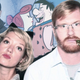 Lauren Cook and Kurt Braunohler, backgrounded by their advisees, Rachel and Ross (Photo: NBC/NBCU Photo Bank/Getty Images), Wilma and Fred (Photo: ABC Photo Archives/ABC/Getty Images), and Skyler and Walter (Photo: Lewis Jacobs/AMC)